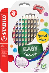 STABILO Dreikant-Buntstifte EASYcolors R 12er Etui für Rechtshänder