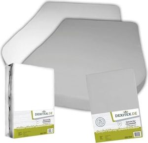 Spannbettlaken Queensbett-Wohnmobil 2er Set - 1 Molton und 1 Spannbettlaken Grau(135-160cm x 210cm) für Wohnmobil oder Caravan - 100% Baumwolle Spannbettlaken Queensbett-Wohnmobil 2er Set - 1 Molton und 1 Spannbettlaken Grau(135-160cm x 210cm) für Wohnmobil oder Caravan - 100% Baumwolle