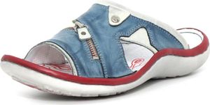 Krisbut Damen Pantoletten blau-kombi (blau) 2209-7-1 Größe - 39