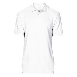 Gildan Softsyle Herren Kurzarm Doppel Pique Polo Shirt BC3718 (4XL) (Weiß)