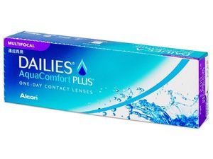 Alcon Dailies AquaComfort Plus Multifocal (30 linsen) Stärke: -5.50, BC: 8.70, DIA: 14.00, Add power: HI (MAX ADD +2.50)