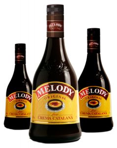 3 x Melody Licor Crema Catalana 17 % vol.