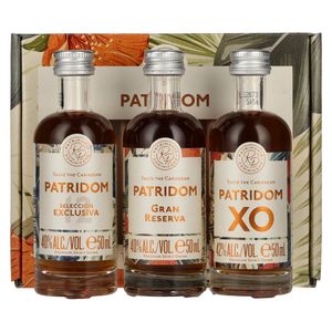 Patridom Taste the Caribbean Set 40,7% Vol. 3x0,05l