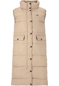 WHISTLER prešívaná vesta Amaretto dlhého strihu 1136 Simply Taupe 44