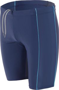 Aquarti Herren Lange Badehose mit Kontrast-Paspel Jammer, Farbe: Dunkelblau / Blau, Größe: XXL