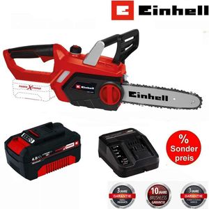 Einhell Akku-Kettensäge GC-KS 18/25 Li 18V & Akku 4.0 Ah Ladegerät Power X-Change