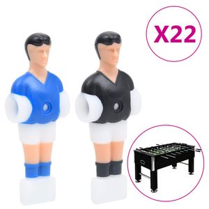 vidaXL Hráči stolního fotbalu 22 ks pro tyč 12,7 mm