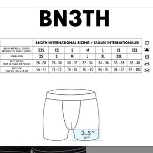BN3TH - BOXERSHORTS BREATHE CLASSICS - das Original - Modal Lyocell, Größen:L, Farben:grau / schwarz