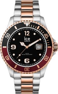 Ice Watch ICE steel - Chic Silver Rosegold - Medium - 3H 016546 Herrenarmbanduhr Ice Watch ICE steel - Chic Silver Rosegold - Medium - 3H 016546 Herrenarmbanduhr