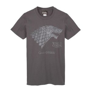 Game of Thrones - "Winter Is Coming" T-Shirt für Herren NS7371 (S) (Grau)