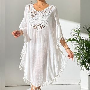 Damen Strandkleid Bikini Cover Up Sommer Strandponcho Strandurlaub Badeanzug V-Ausschnitt Beachwear Bikini Cover-Ups Damen Strandkleid Bikini Cover Up Sommer Strandponcho Strandurlaub Badeanzug V-Ausschnitt Beachwear Bikini Cover-Ups