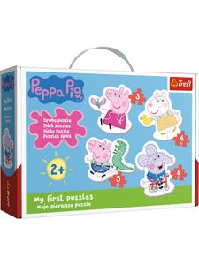Trefl Spiele & Puzzle Mein erstes Puzzle - Peppa Pig, 3-6 Teile Puzzle Puzzle Kleinkind