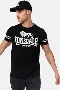 Lonsdale Aldeburgh T-Shirt Schwarz Größe L