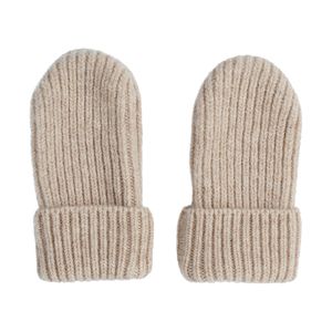 Lodger Mittens Fäustlinge – Merinowolle – Beige – 0–12 Monate