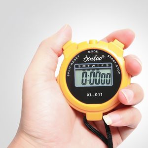 Digital Stoppuhr Sport Timer Uhr Multifunktions Taschenuhr Elektronischer Timer für Trainer Schiedsrichter Gelb