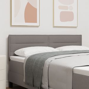 vidaXL LED čelo postele línie dizajn taupe 80 cm látka