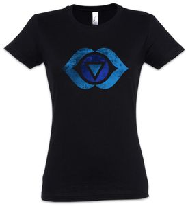 Urban Backwoods Chakra Ajnya Damen T-Shirt, Größe:XL