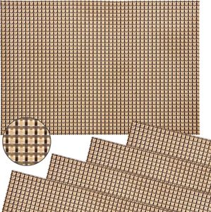 Tischset ELEGANCE alt-gold 4er Tischunterlage als Tischdeko