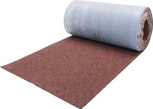 DAPRONA Dachschindeln selbstklebend, Firstabdeckung  Rot 5m x 32cm Bitumenschindeln für Gartenhaus, Carport, Flächendeckung 2,61m²