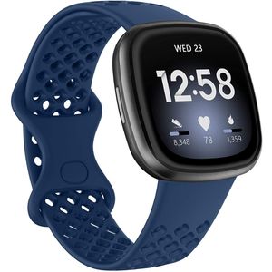 INF Silikon-Uhrenarmband für Fitbit Versa 3 / Fitbit Sense Blau