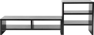 JYA03595-02Stojan na monitor počítača Laptop Riser Stand Desktop Storage Organizer 3 Layer Shelf (čierny orech)