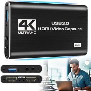4K HDMI to USB3.0 1080P Capture Card Game Live Streaming Video Recording Box HD Video Capture Gerät