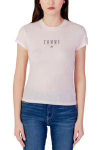 TOMMY HILFIGER JEANS T-shirt Damen Baumwolle Pink GR76747 - Größe: XS