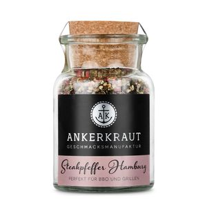 Ankerkraut Steakpfeffer Hamburg Pfeffer für Fleisch Korkenglas 80g