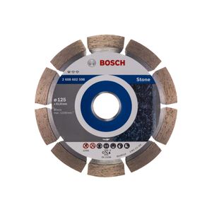 Bosch Diamanttrennscheibe Standard for Stone, 125 x 22,23 x 1,6 x 10 mm, 1er-Pack