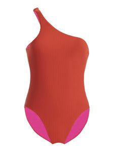 Wolford Bade-Anzug Schwimmen damen High Leg One Piece red glow XL (Damen)