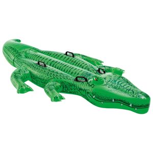 INTEX Nafukovací krokodíl s rukoväťami 203 x 114 cm