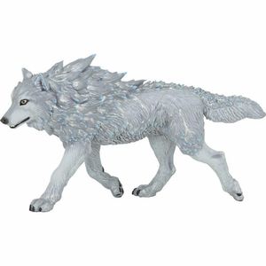 Papo- Eiswolf Die Fantasy Monde 36033, Mehrfarbig
