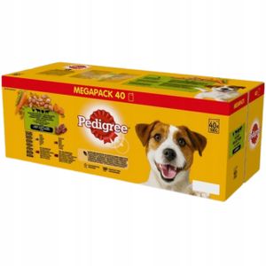 Mokra karma dla dorosłych psów Pedigree Mix Smaków w sosie 40x100g