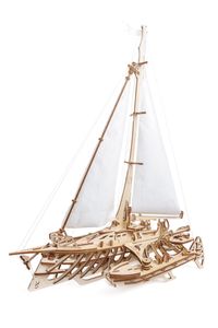 Ugears - Holz Modellbau Segelschiff Trimaran Merihobus 237 Teile