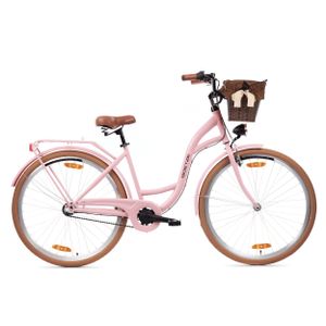Goetze CityBike Style 28 Zoll 3 Gang Shimano Tiefeinsteiger Damen City Bike mit Korb
