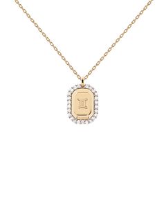 PDPAOLA Halskette STERNZEICHEN 18K gold plated silver gold