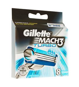 Gillette Mach3 Turbo náhradní břity 8 ks pro muže