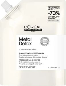 L'oréal Professionnel | Shampoo Refill Metal Detox - 500 ml - Entfernt Metalle - Schützt die Farbe