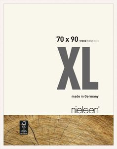 Nielsen Holz Bilderrahmen XL, 70x90 cm, Deckend Weiß