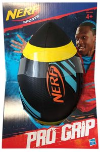 Hasbro Nerf E1291 Football Nerf Sports Pro grip Outdoor Football Rugby Ball schwarz für Kinder