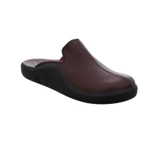 Romika 71002 Mokasso 202  G Herren Pantoffeln Hausschuhe Leder , Größe:44 EU, Farbe:Rot