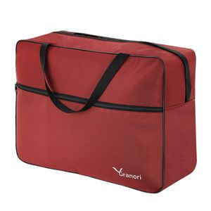 Handgepäck Reisetasche 55x40x20 cm ideal geeignet als großes Bord-/ Kabinen-/ Handgepäckstück für Flüge mit z.B. Ryanair in Bordeauxrot