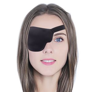 INF 3D Augenklappe für das rechte Auge mit einstellbarem Band Schwarz