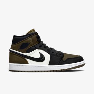 Nike Air Jordan 1 Mid Olive Toe Sneake - EU 39