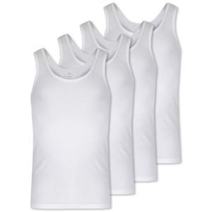 OCERA 4 Feinripp-Unterhemden für Herren aus 100% Baumwolle Gr. 7/XL