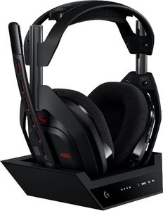 Logitech G Astro A50 Gen 5 Weißes kabelloses Multiplattform-Gaming-Headset + Basisstation