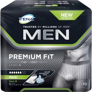 TENA Men Level 4 Premium Fit Prot. M, 4X12 St