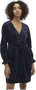 Vero Moda Linda Langarmkleid Blau XL Frau Blau XL