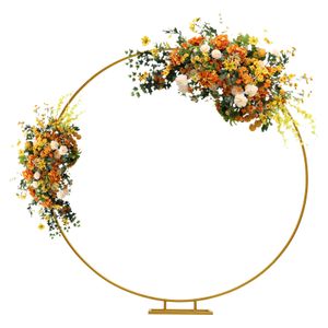 Svatební oblouk stojan se základnami 6,6 x 3,3 Foot Square Arch Metal Abor pro svatby Quinceaneras Party Event Garden Decoration Gold