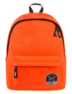Baagl NASA Freizeit Rucksack Jungen Mädchen Teenager Herren, Leichter Tagesrucksack Sportrucksack Schulrucksack für Studenten und Jugendliche (Orange)